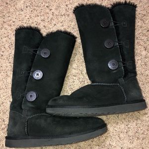 black UGG boots
